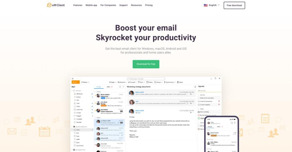 eM Client Homepage