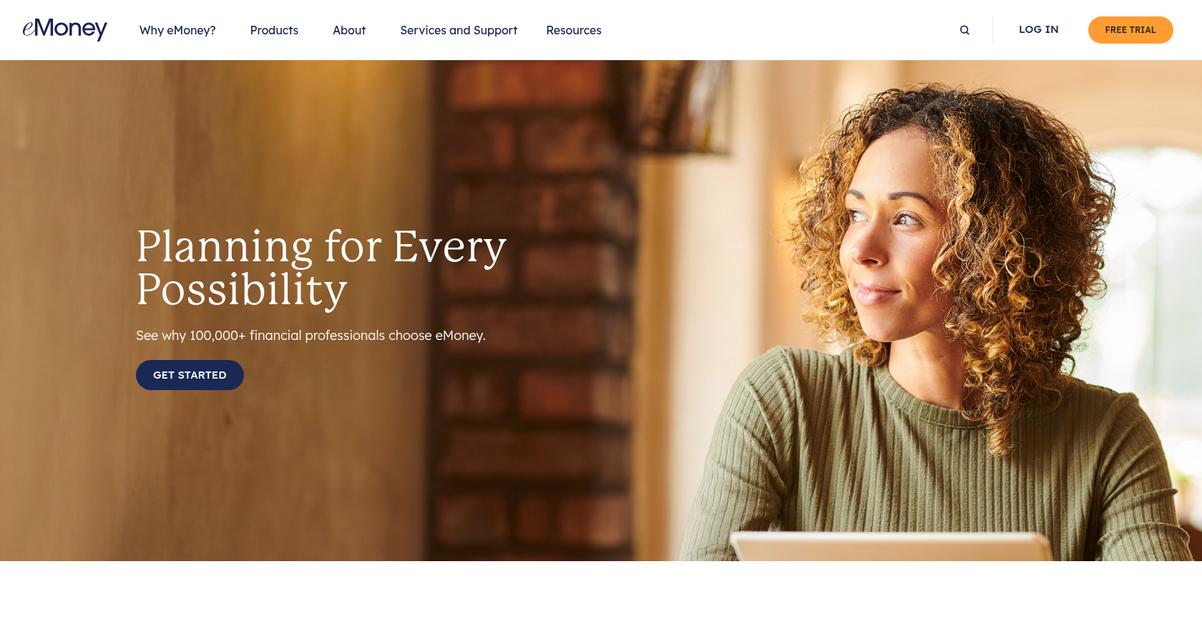 E Money Advisor Homepage