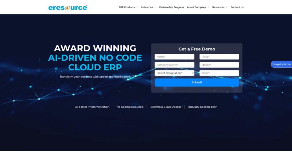 eResourceERP Homepage