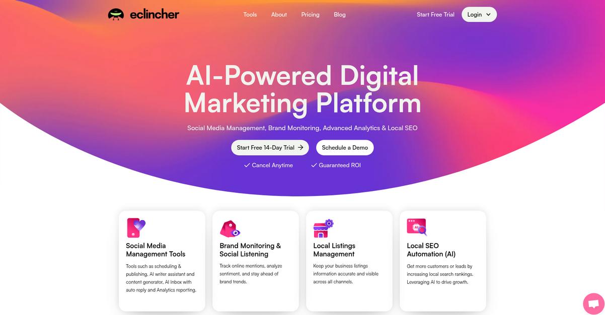 Eclincher Homepage