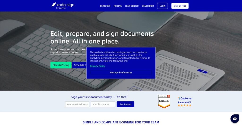 eversign Homepage