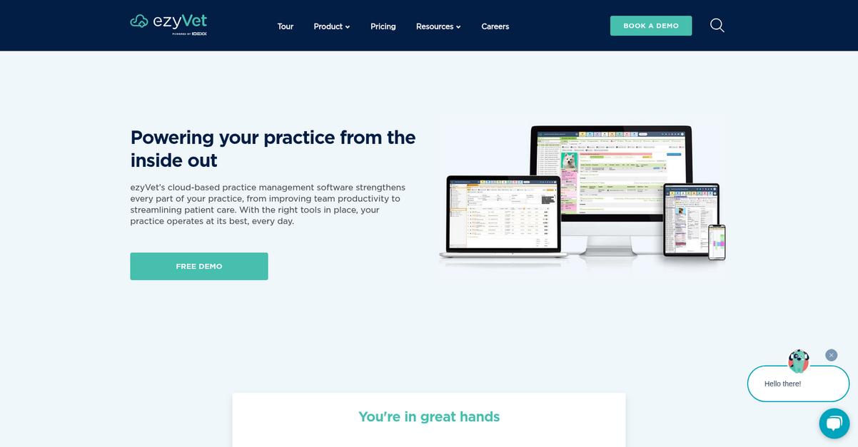 Ezy Vet Homepage