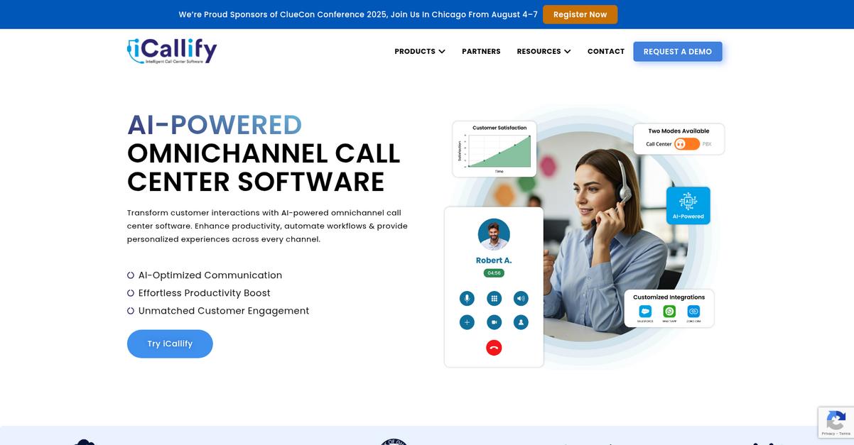 I Callify Homepage