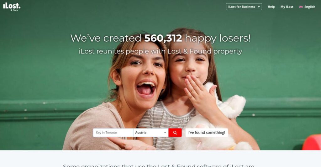 iLost Homepage