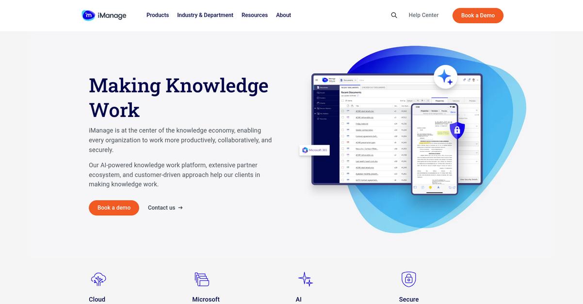 I Manage Homepage