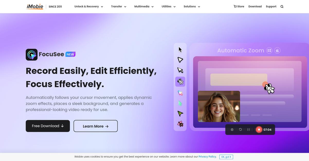 I Mobie Homepage