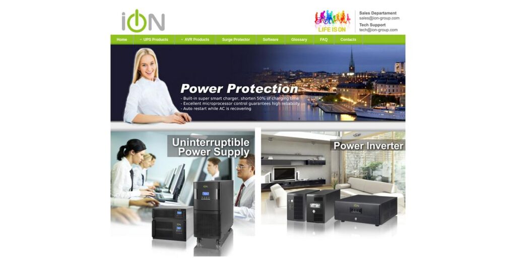 iOn Homepage 1