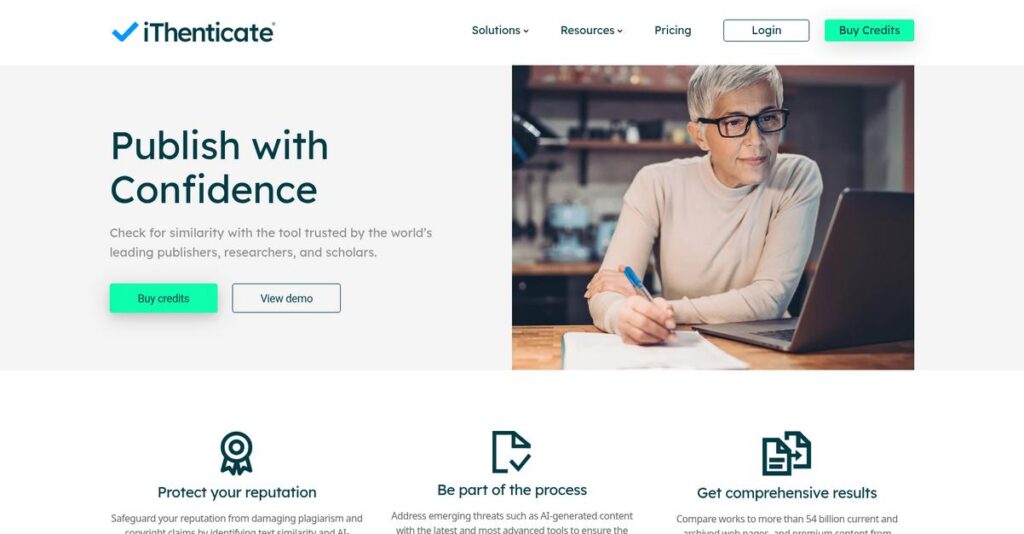 iThenticate Homepage