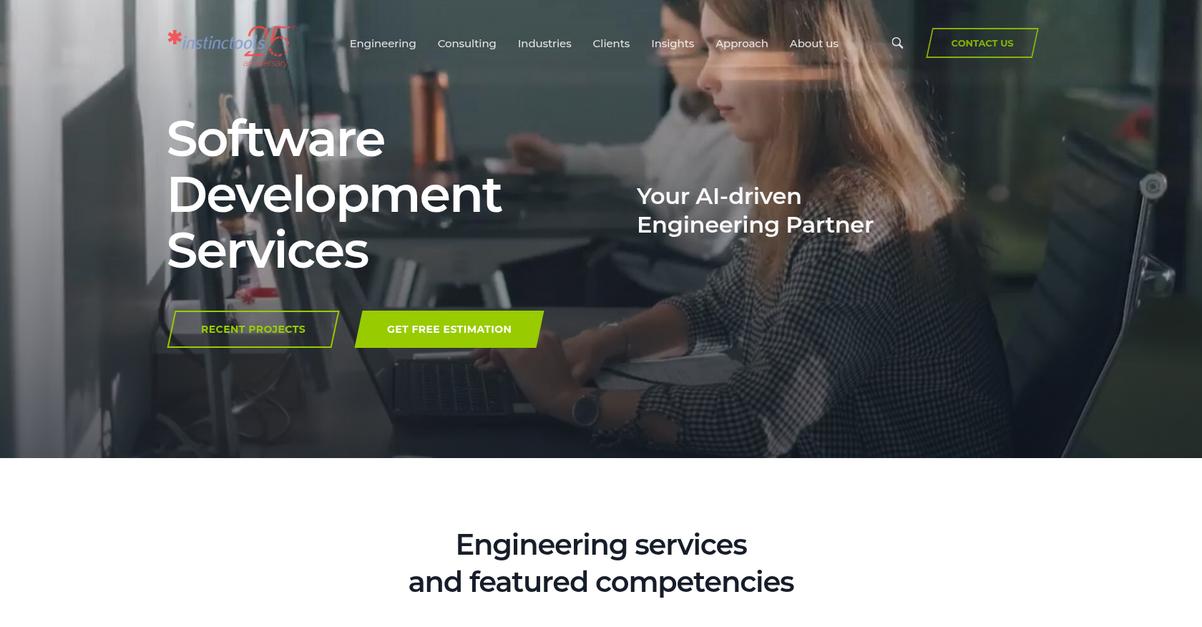 Instinctools Homepage