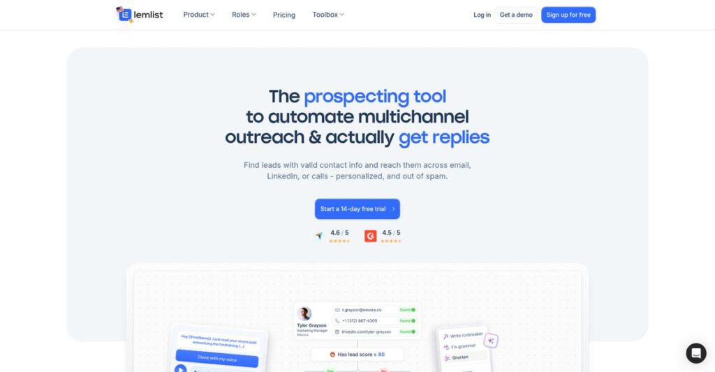lemlist Homepage