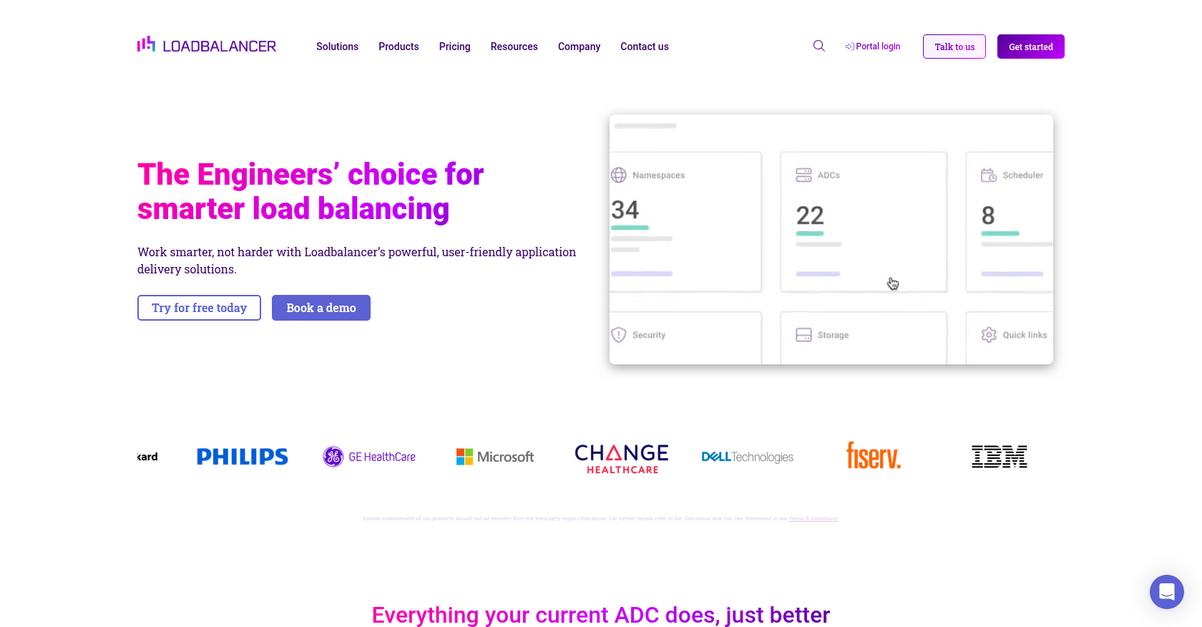 Loadbalancer.Org Homepage
