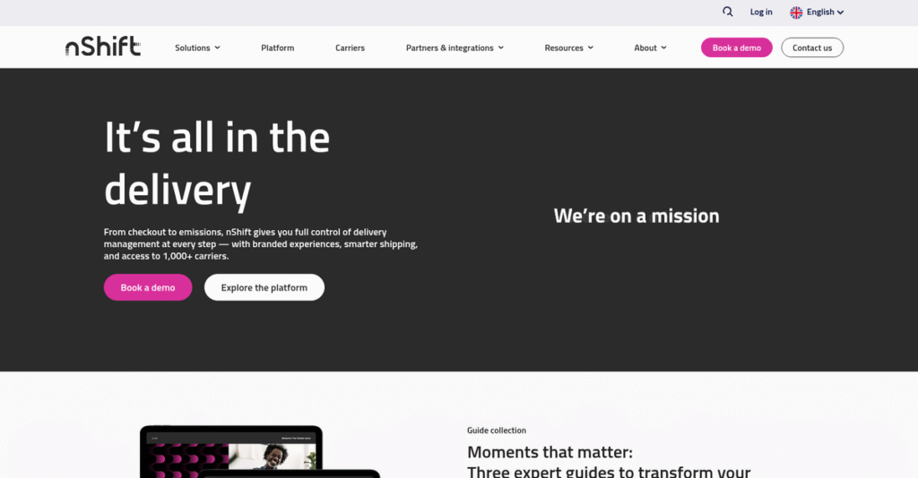 nShift Homepage