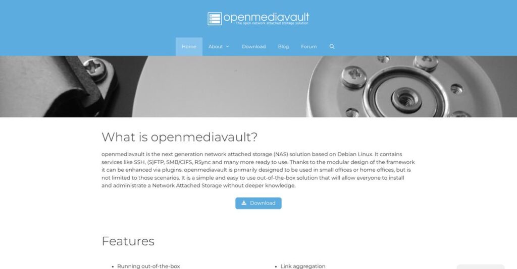 openmediavault Homepage