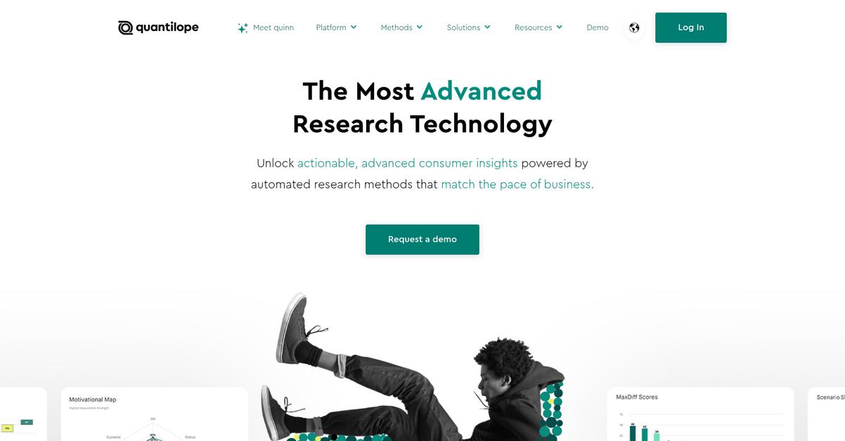 Quantilope Homepage