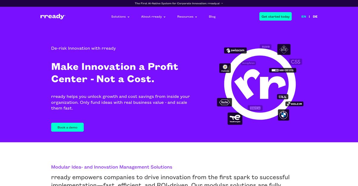 Rready Homepage