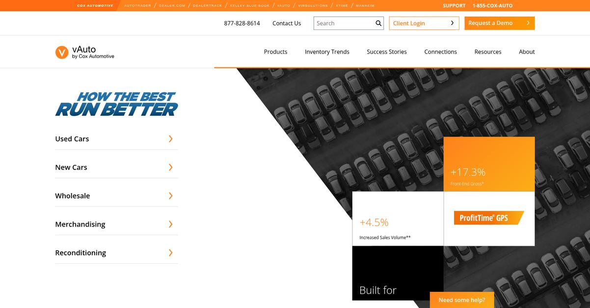V Auto Homepage