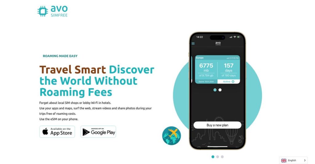 AVO Simfree Homepage