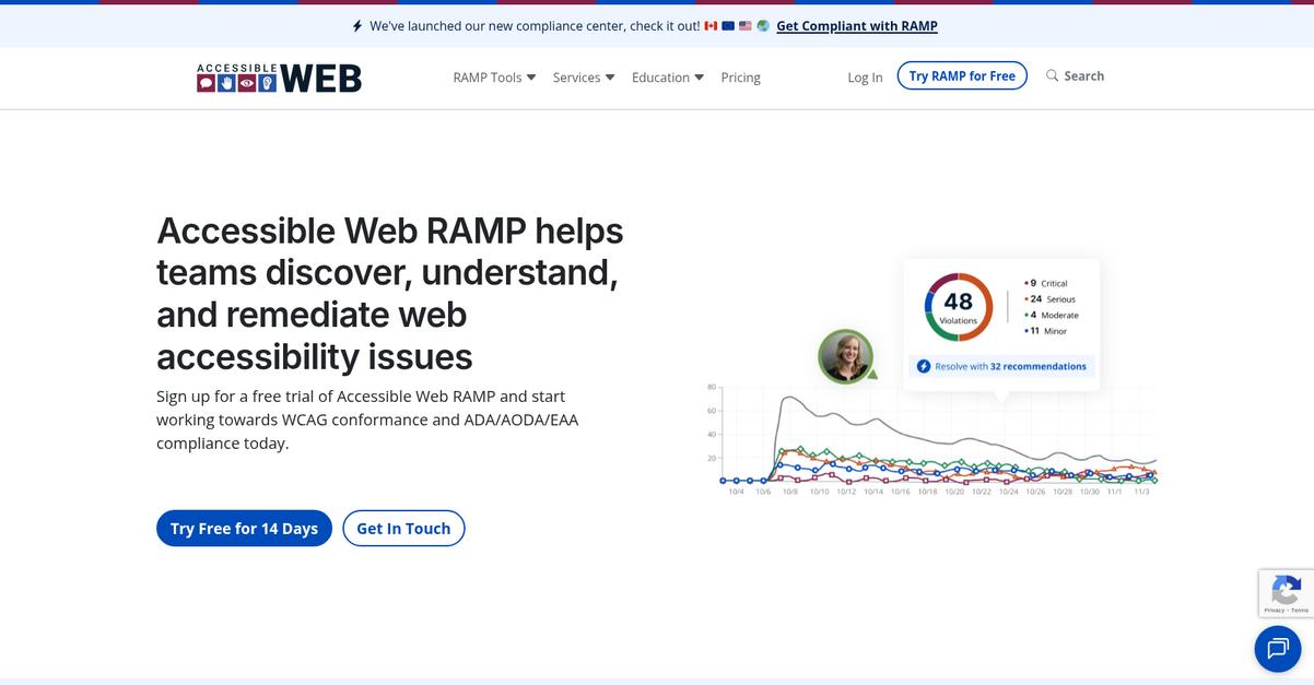 Accessible Web Homepage