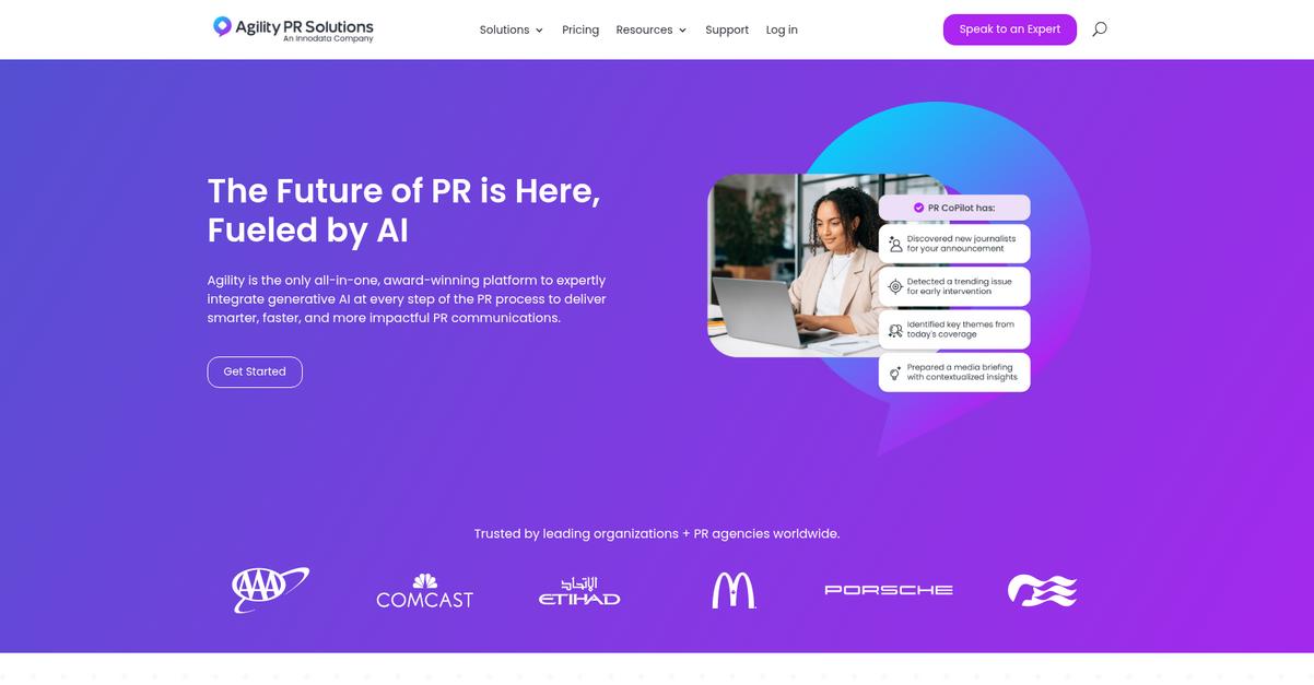 Agility Pr Solutions Homepage