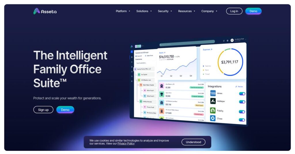 Asseta AI Homepage