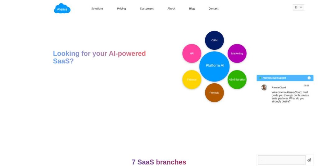 AtemisCloud Homepage