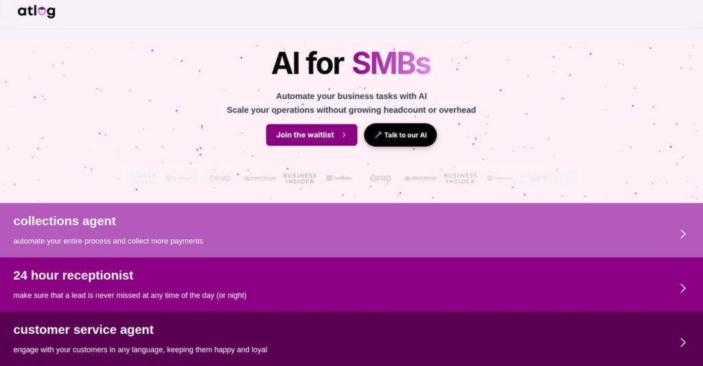 Atlog Homepage