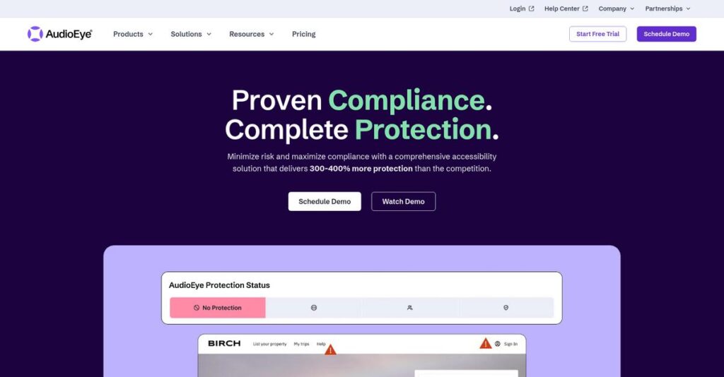 AudioEye Homepage