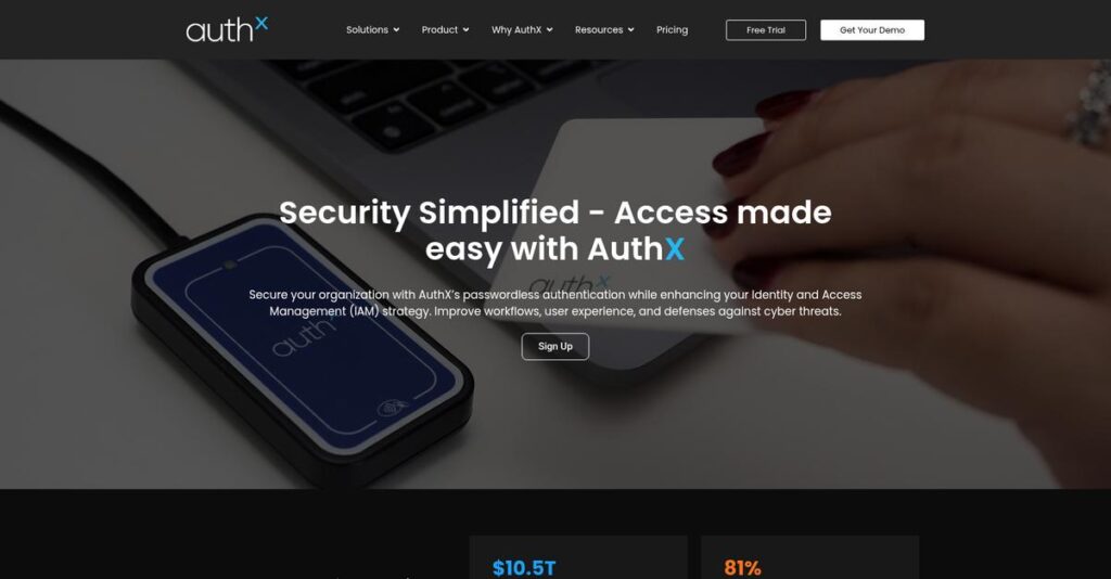 AuthX Homepage