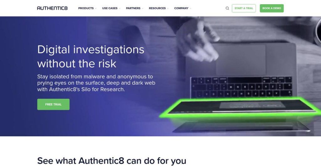 Authentic8 Homepage