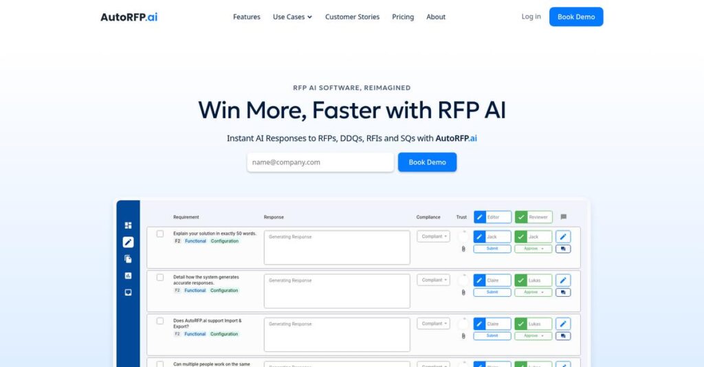 AutoRFP.ai Homepage