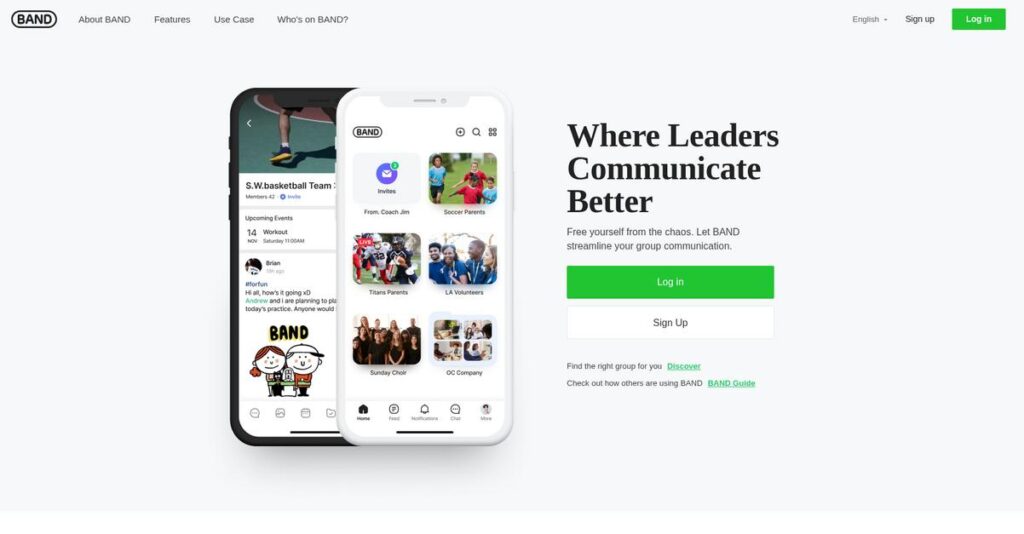 BAND Homepage