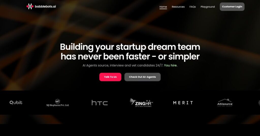 Babblebots AI Homepage