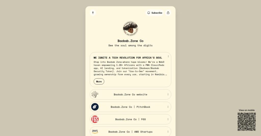 Baobab.Zone Homepage