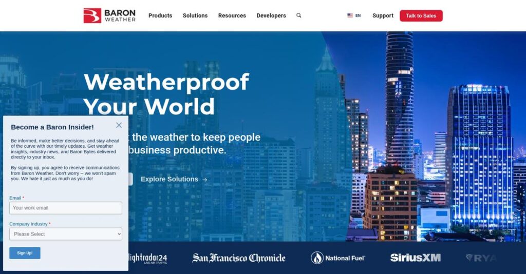Baron Weather Homepage