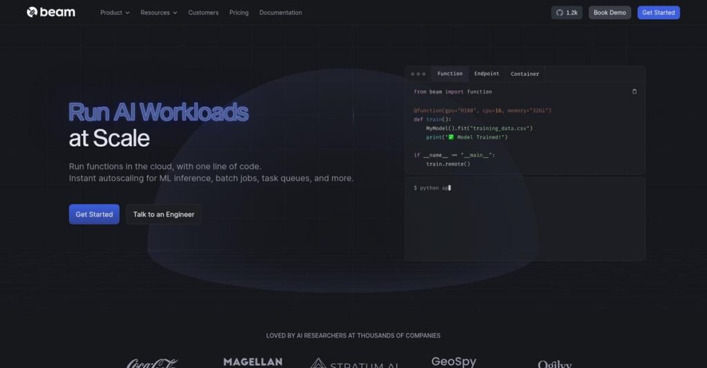 Beam Homepage