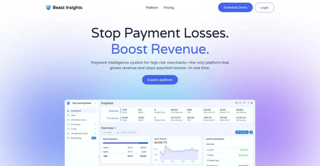 Beast Insights Homepage