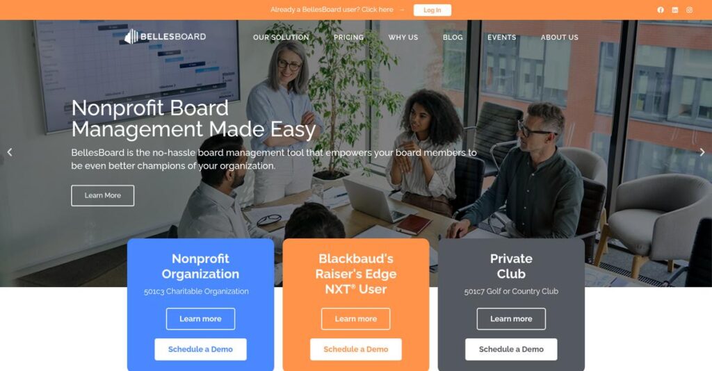 BellesBoard Homepage