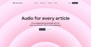 BeyondWords Homepage