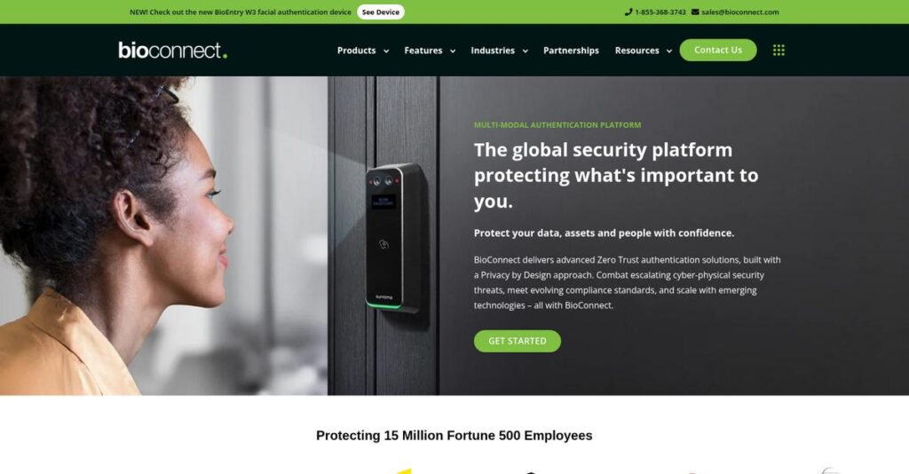 BioConnect Homepage