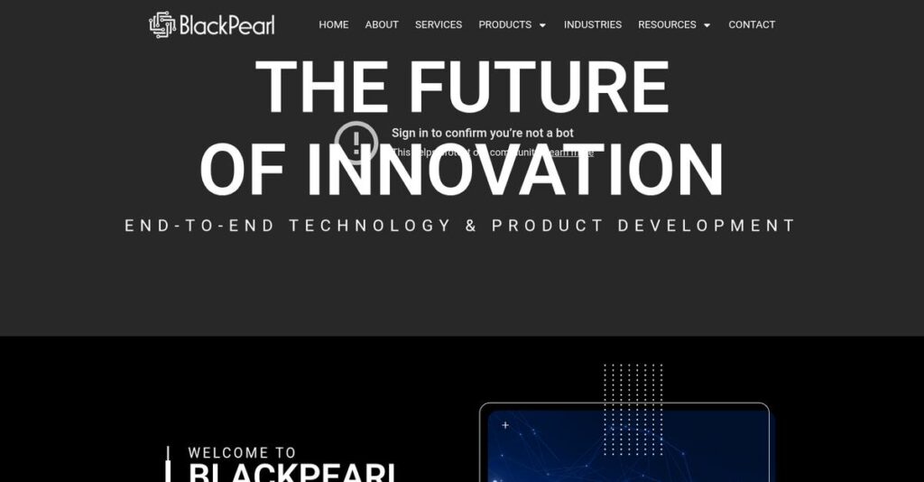 BlackPearl Technology Homepage