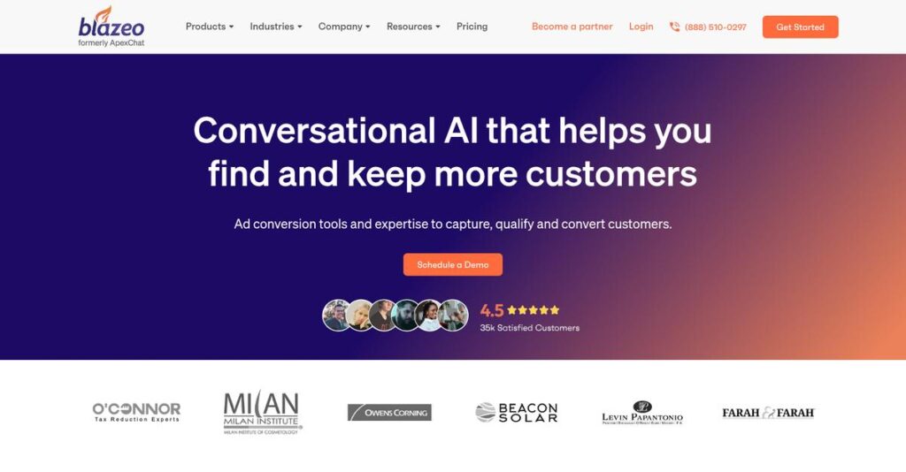 Blazeo Homepage