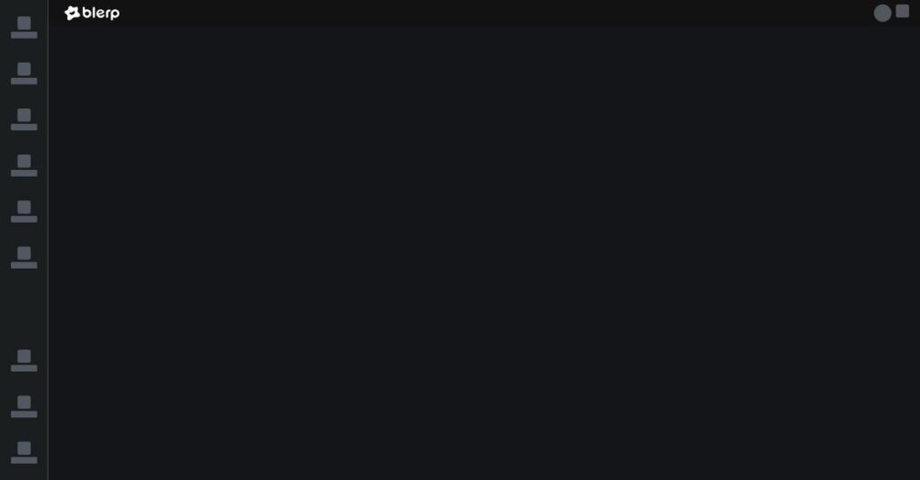 Blerp Homepage