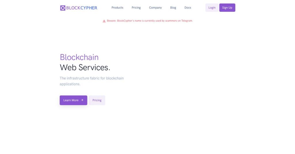 BlockCypher Homepage