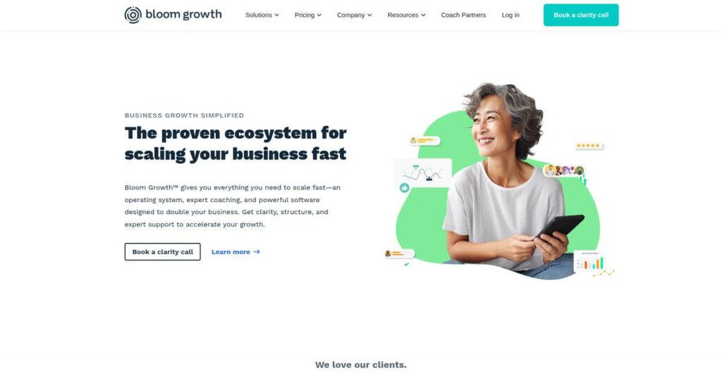 Bloom Growth Homepage
