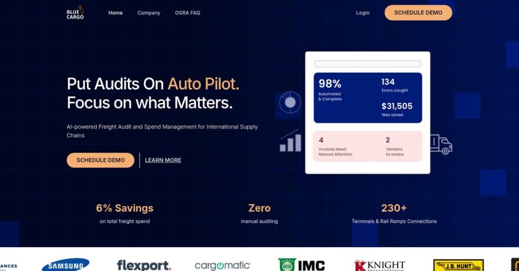BlueCargo Homepage