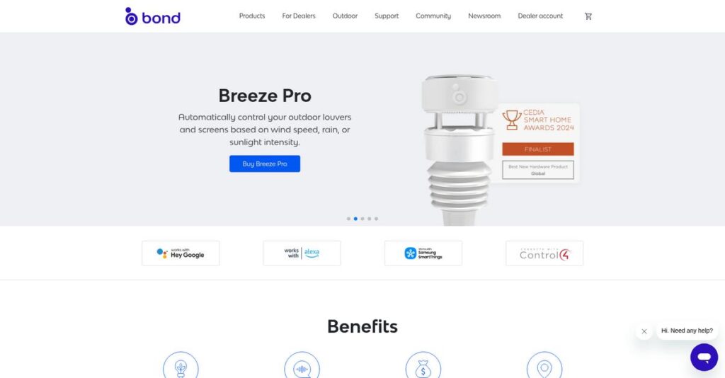 Bond Homepage