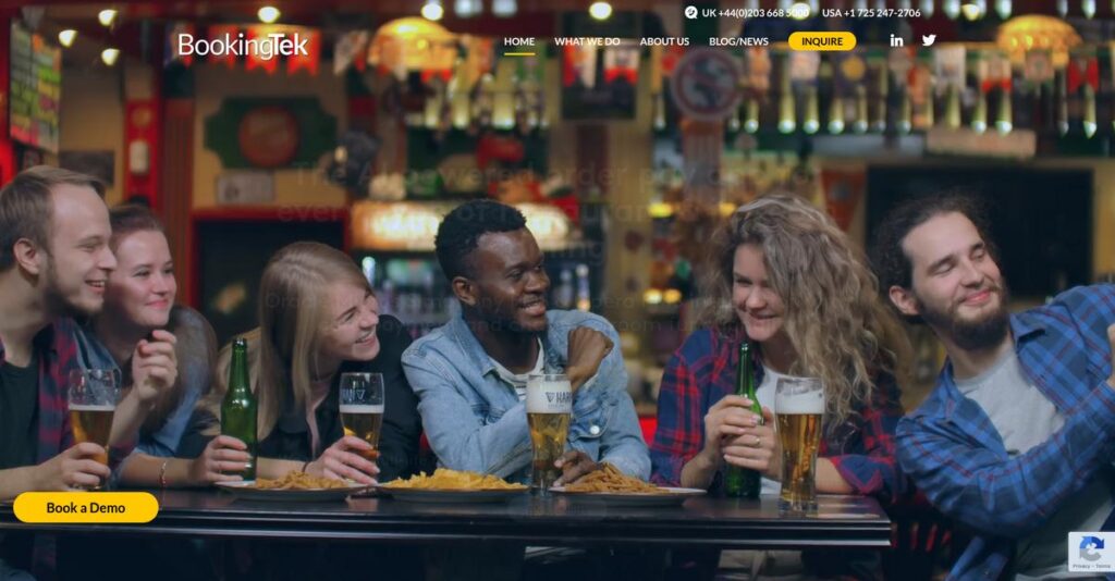 BookingTek Homepage