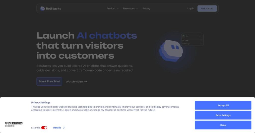 BotStacks Homepage