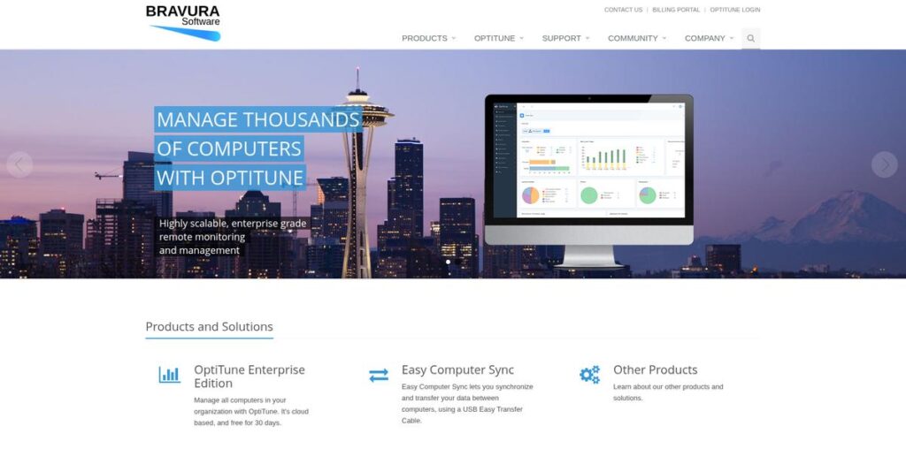 Bravura Software Homepage