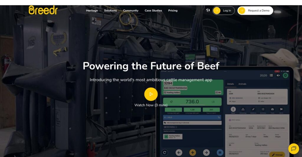 Breedr Homepage